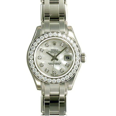 Rolex Pearlmaster - Ladies 80299 Diamond Dial Watch