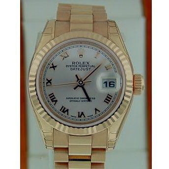 Rolex President Ladies 179175 Rose Band Watch