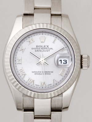 Rolex President Ladies 179179 Silver Dial Watch