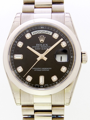 Rolex President Men's 118209BKDP Mens Watch