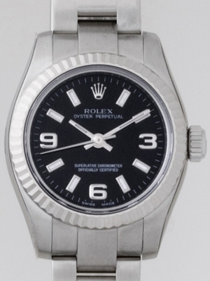 Rolex President Midsize 176234 Black Dial Watch