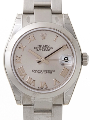 Rolex President Midsize 178240 Silver Band Watch