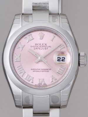 Rolex President Midsize 179160 Pink Dial Watch