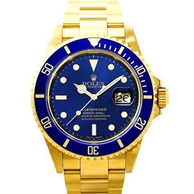 Rolex Submariner 16618 Blue Dial Watch