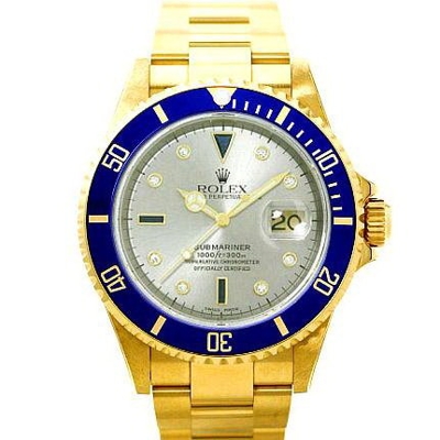 Rolex Submariner 16618 Diamond Dial Watch