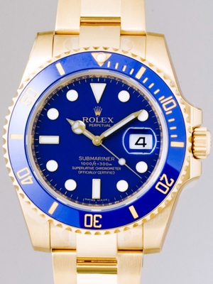 Rolex Submariner 16618BLSO Mens Watch