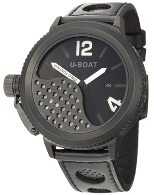 U-Boat Flightdeck ECLIPSE-50-AB-BK-WH Mens Watch