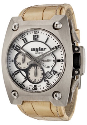 Wyler Geneve Code R 100.1.00.WB1.CRU Mens Watch