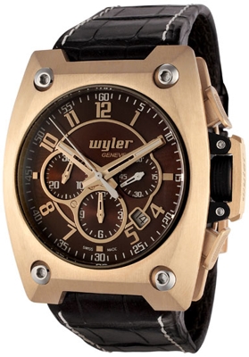 Wyler Geneve Code R 100.2.00.BR2.CBR Mens Watch