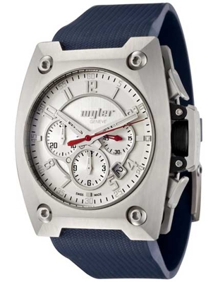 Wyler Geneve Code R 100.4.00.SS1.RBL Mens Watch