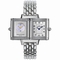 Jaeger LeCoultre Reverso - Ladies Duetto Beige Band Watch