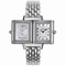 Jaeger LeCoultre Reverso - Ladies Duetto Beige Band Watch