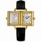 Jaeger LeCoultre Reverso - Ladies Duetto Black Band Watch