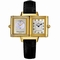 Jaeger LeCoultre Reverso - Ladies Duetto Black Band Watch