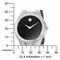 Movado Luno 606378 Mens Watch