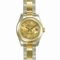 Rolex Datejust Ladies 179163 Gold Dial Watch
