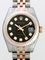 Rolex Datejust Ladies 179171 Black Dial Watch