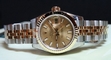 Rolex Datejust Ladies 179173 Beige Dial Watch