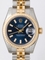 Rolex Datejust Ladies 179173 Black Dial Watch