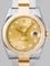 Rolex Datejust Men's 116203 Gold Dial Watch