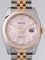 Rolex Datejust Men's 116231 Rose Gold Bezel Watch