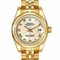 Rolex President Ladies 179165 Yellow Dial Watch