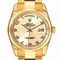 Rolex President Men's 118205 Gold Dial Watch