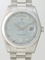 Rolex President Men's 118206 Blue Dial Watch