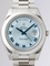 Rolex President Men's 218206 Blue Dial Watch