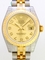 Rolex President Midsize 179173 Yellow Dial Watch