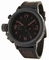 U-Boat Flightdeck 50-CA-CERAMIC-BK-BR Mens Watch