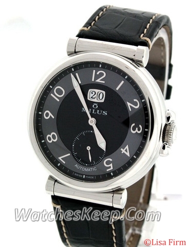 Milus Zetios ZET 401 Black Dial Watch