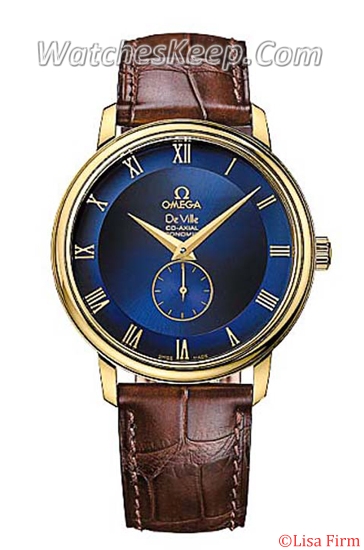 omega mens watches brown leather strap