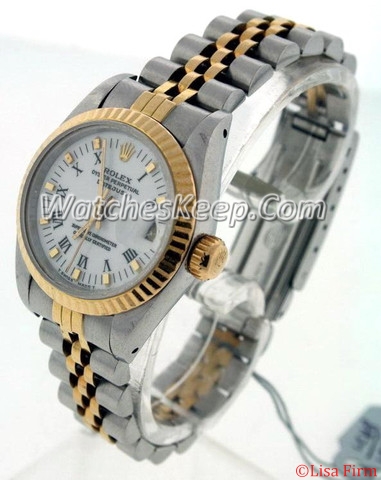 Rolex Datejust Ladies 179173 Yellow Band Watch