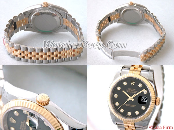 Rolex Datejust Men's 116233 Yellow Gold Case Watch
