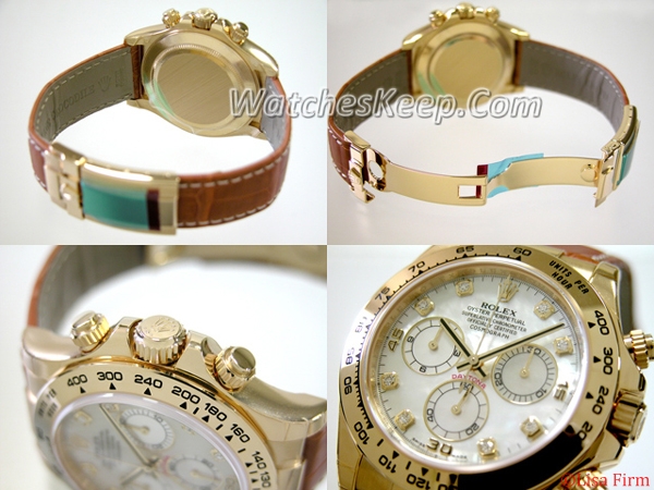 Rolex Daytona 116518 Brown Band Watch