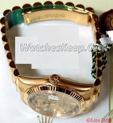 Rolex President Men's 118238 Gold Dial Watch
